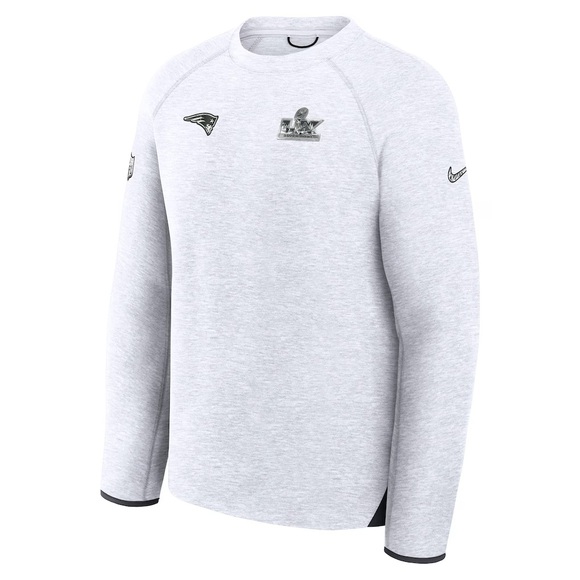 Nike Gray & Black Patriots Super Bowl Crewneck - Picture 2 of 6